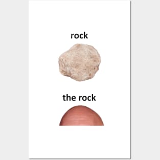 rock ≠ the rock Posters and Art